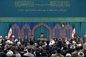 قائد الثورة: غزة تغلبت على الکیان الصهیونی والشعب الایرانی لدیه الشجاعة لیقول "الموت لأمریکا"

