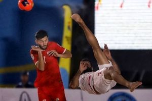 إیران تحقق فوزا ساحقا على أفغانستان فی کأس آسیا لکرة القدم الشاطئیة

