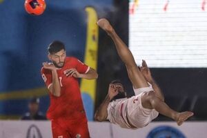إیران تحقق فوزا ساحقا على أفغانستان فی کأس آسیا لکرة القدم الشاطئیة

